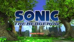 Sonic the Hedgehog (retail) Title Screen
